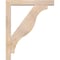 Ekena Millwork Funston Block Smooth Bracket w/ Offset Brace, Douglas Fir, 5 1/2"W x 34"D x 42"H BKT0604X34X42FST05SDF - alternate 4